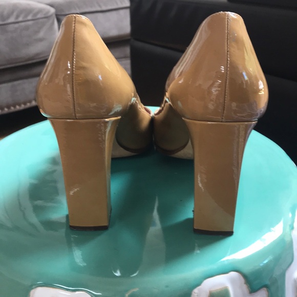 Kate Spade Camel Patent Leather Heels - Picture 3 of 7